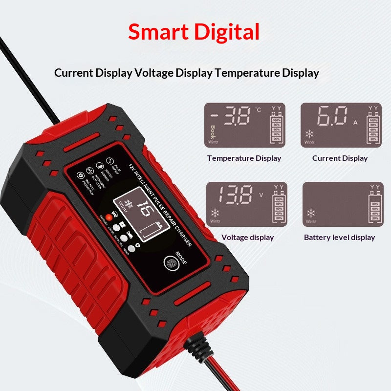Chargeur de batterie intelligent 12 V 6 A