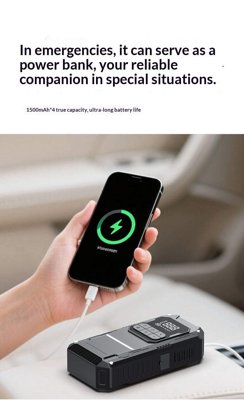 Un téléphone en charge sur le booster