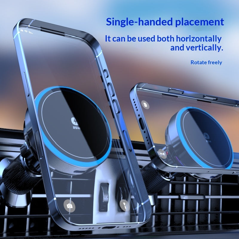 Support MagSafe YUCIO avec téléphone en position verticale et horizontale