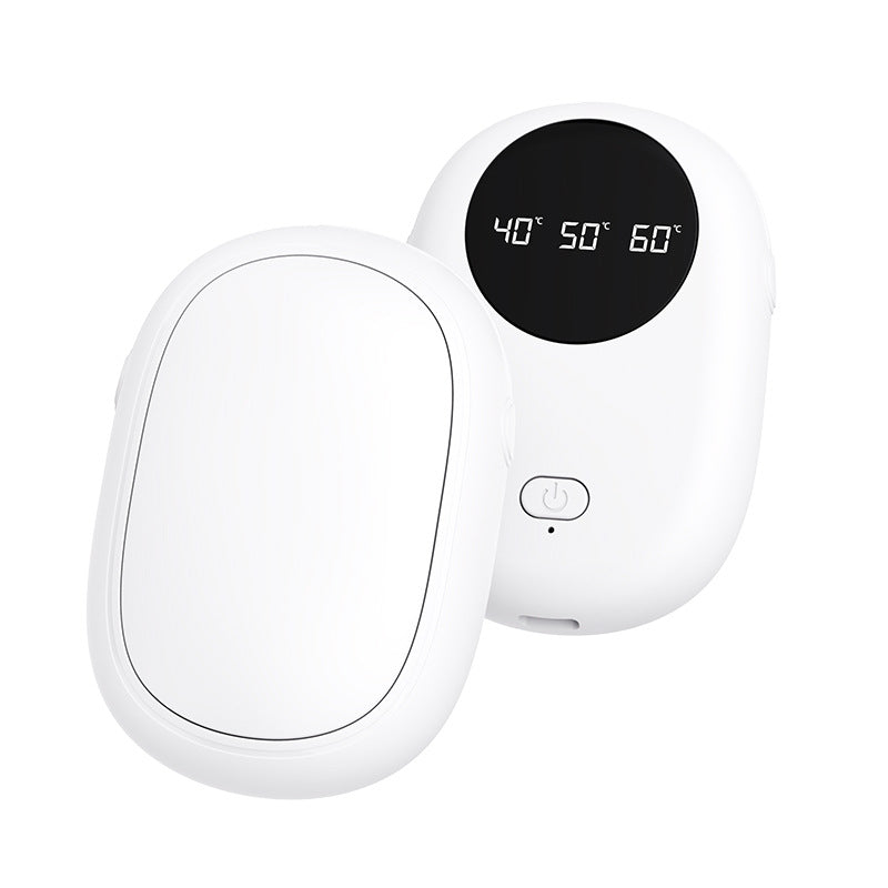 Chauffe-mains rechargeable 2 en 1 blanc